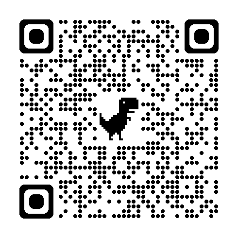 A qr code with a dinosaurAI-generated content may be incorrect.